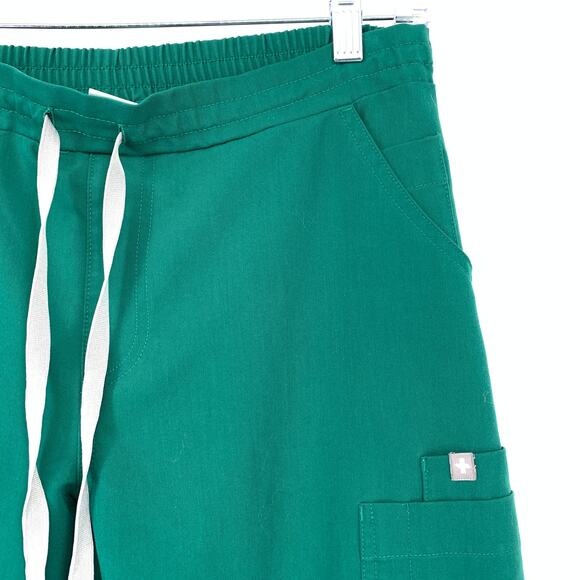 Figs Yola Skinny Scrub Pants Womens Size SP PO1661 Limited Edition Forest Green - Picture 3 of 7